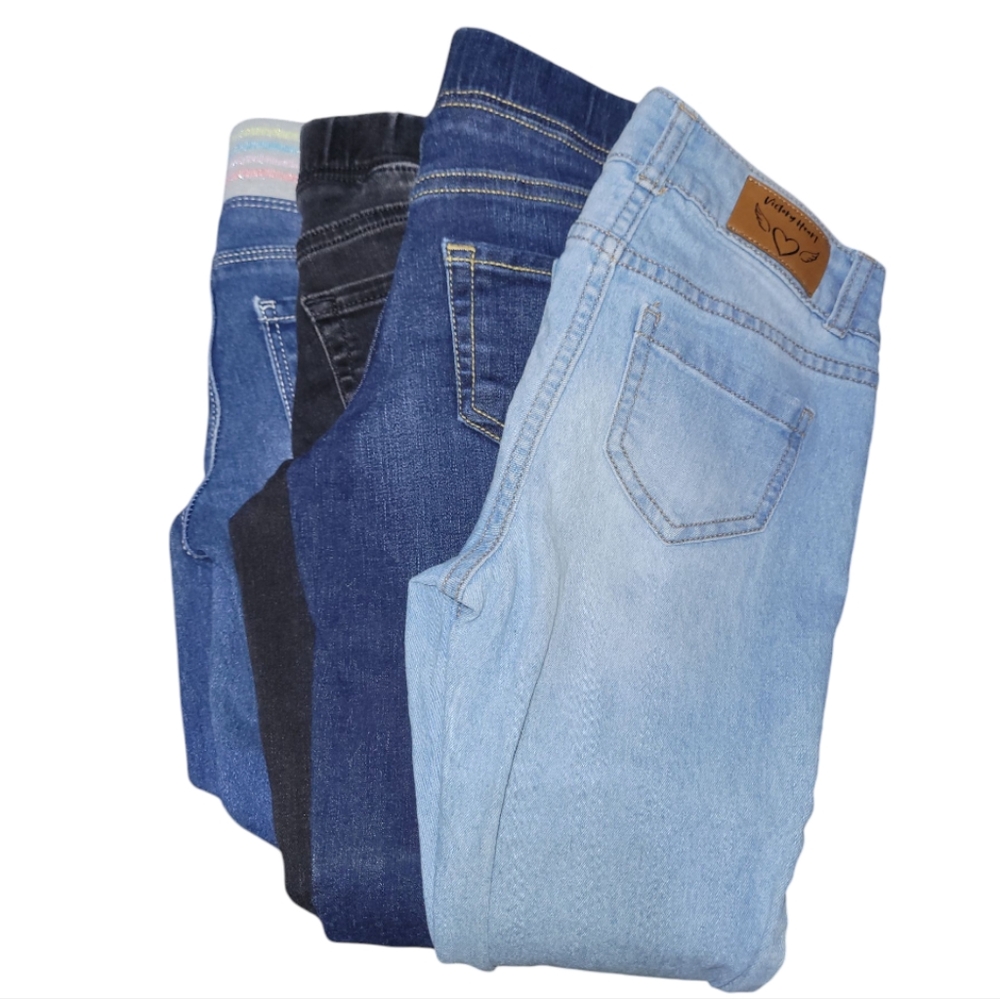 Bundle Of 4 Pants, Size 6, Cat & Jack, Victory, Blue Ink